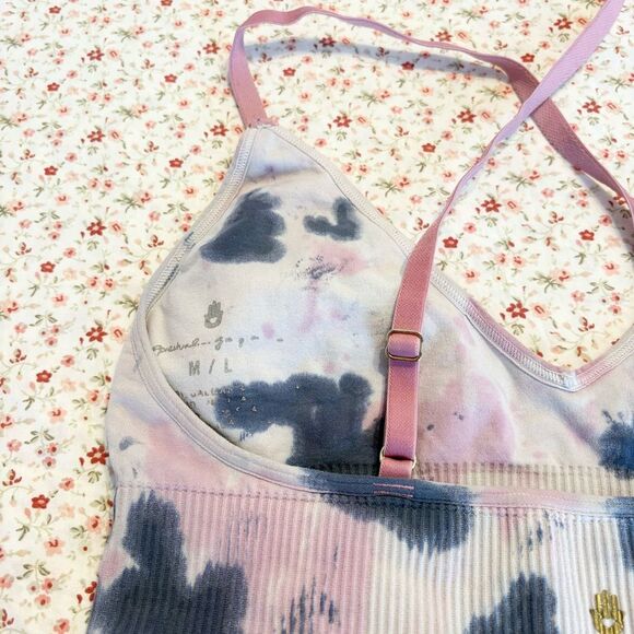 Spiritual Gamgster Tie-Dye Bralette in Pink and Blue - Picture 7 of 7